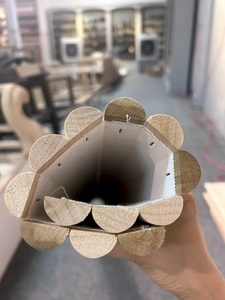 Panneaux muraux intérieurs en bois massif 3D de haute qualité, prêts à l'installation, insonorisants, imperméables, design graphique décoratif, pour la maison - Product Image 5