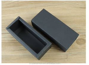 กล่องบรรจุภัณฑ์สบู่ทำมือขายส่ง กล่องกระดาษคราฟท์ กล่องกระดาษแข็งสีดำแบบลิ้นชักสำหรับใส่เค้ก - Product Image 5