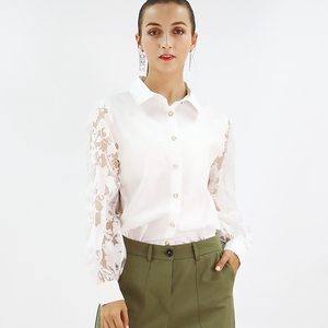 Camicetta bianca da <span class=keywords><strong>donna</strong></span> top camicia da <span class=keywords><strong>donna</strong></span> e camicie a maniche lunghe blusa <span class=keywords><strong>eleganti</strong></span> da ufficio <span class=keywords><strong>camicette</strong></span> da <span class=keywords><strong>donna</strong></span> - Product Image 5