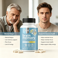 Complément Alimentaire pour la Mémoire Cérébrale en Capsules – Soutien Énergétique et Concentration – 180 Comprimés – Complément Alimentaire