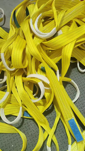 3トン イエロー ポリエステル製 丸型スリング ウェビング フラットリフティングストラップ 重量物吊り上げ用 - Product Image 6