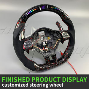<span class=keywords><strong>Volante</strong></span> Inteligente con Pantalla <span class=keywords><strong>LED</strong></span> de Fibra de Carbono Personalizado para Volkswagen <span class=keywords><strong>Golf</strong></span> GTI R TDI Jetta MK7 MK7.5 Polo - Product Image 4