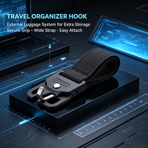 ตะขอแขวนกระเป๋าเดินทางแบบพกพาสำหรับติดกระเป๋าเดินทางหรือกระเป๋าถือ - Product Image 1