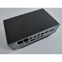Caja de Conexiones de Panel Lateral para Chasis Mini-ITX, Carcasa de PCB Extruida de Aleación de Aluminio para Control Industrial de Microcomputadoras Usadas Personalizadas