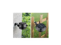 Lampes solaires à capteur LED Demax pour gouttières et murs, pour jardin, aménagement paysager, route et bureau, indice de protection IP44, éclairage 8h