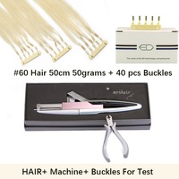 Cheveux vierges indiens, cuticules alignées, vente en gros, extensions de cheveux 6d 2e génération, machine d'extension de cheveux 6d
