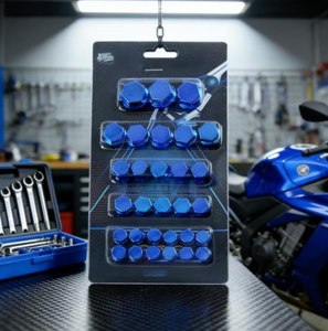 Cache-vis décoratif hexagonal pour moteur de moto et scooter, pièces de modification - Product Image 4
