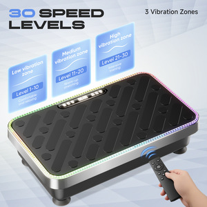 <span class=keywords><strong>Plateforme</strong></span> <span class=keywords><strong>vibrante</strong></span> haute fréquence pour le corps entier, moteur silencieux, vitesse réglable, télécommande, bandes de résistance, fitness à domicile - Product Image 3