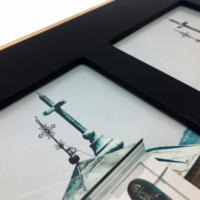 Fengyuan peut personnaliser des cadres de collage rectangulaires en bois, des panneaux de fibres à densité moyenne et des cadres de décoration intérieure.
