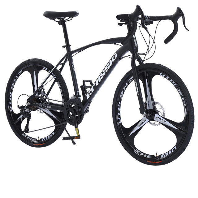 curved black 3-knife all-in-one wheel