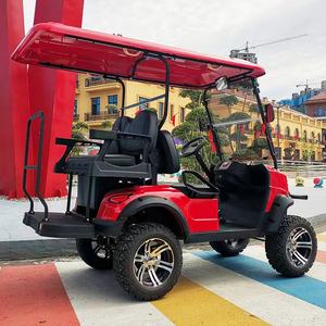 Voiture de golf tout-terrain à grandes roues, nouvelle voiture <span class=keywords><strong>électrique</strong></span> à 4 roues motrices 4x4, kart, voiture de club à vendre avec benne de chargement - Product Image 2
