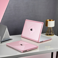 TPU PC mac book Coque rigide M2 Air 13.6 Texture géométrique Housse de protection complète avec côtes tampons souples absorbant les chocs