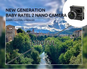 กล้อง FPV Ratel 2 เซ็นเซอร์ Starlight ขนาด 1/1.8 นิ้ว ความละเอียด 1200TVL มุมมองภาพ 165 องศา รองรับ PAL/NTSC สำหรับโดรนแข่ง - Product Image 5