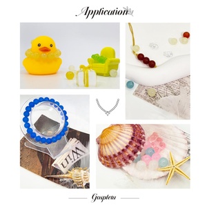 Ngày Valentine tùy chỉnh DIY Craft 72 màu sắc 1600PCS 8mm các loại vòng Vòng đeo tay thủy tinh làm kit pha lê hạt đối với trang sức làm - Product Image 5