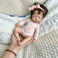 Poupées de rebirth en silicone de 12 pouces pour bébés, poupées réaliste pour filles, jouets compagnons pour tout-petits