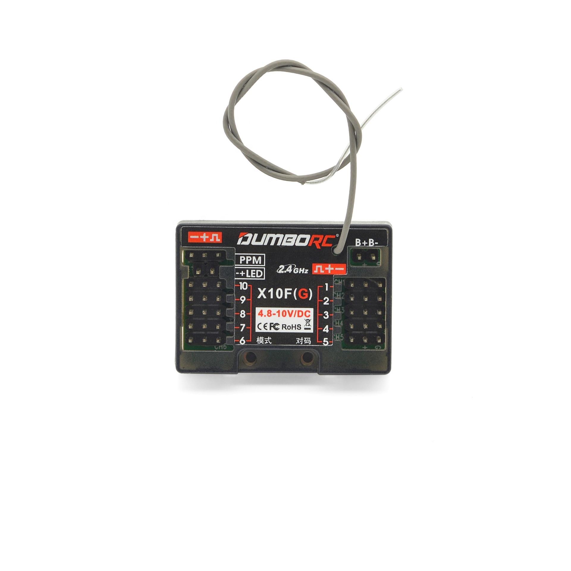 DUMBORC DDF-350 送信機 X10FG X10F 受信機セット 10CH RCカー/ボート