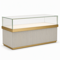 Ensemble de vitrines de présentation de bijoux sur mesure avec éclairage LED pour les magasins de détail et les projets d'aménagement de boutiques