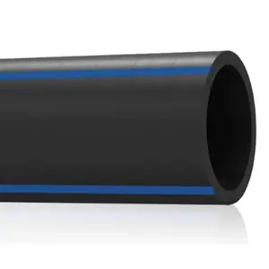 50mm Polyrohr 2 Zoll schwarzes Kunststoff-HDPE-Spulen rohr zur Bewässerung