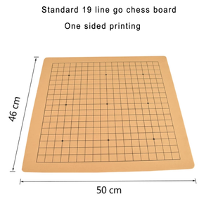 Fiesta <span class=keywords><strong>Xiangqi</strong></span> tablero portátil Go juego tablero de ajedrez Vintage chino ajedrez Go PU tablero de cuero para juego de ajedrez asiático - Product Image 2