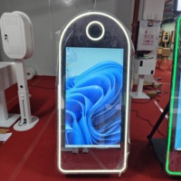 Xinlepai Cermin Ajaib Besar Terlaris Kompatibel dengan SLR Kamera Photo Booth Logam Cetak Instan untuk Selfie Pesta