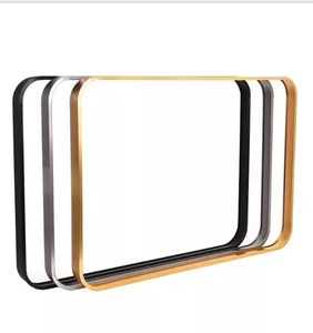 Cornice per Foto Rotonda in Lega di Alluminio e Porcellana, Profilo Metallico per Cornici - Product Image 3
