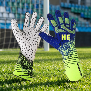 ถุงมือผู้รักษาประตูหนังแบบมืออาชีพด้ามจับสูงกันลื่น - Product Image 4