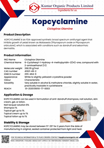 Ciclopirox USP EP, Ingrediente Antifúngico en Polvo Blanco para Esmalte de Uñas, Crema, Gel y Loción - Product Image 4