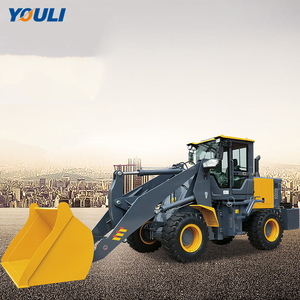 उच्च गुणवत्ता वाली मिनी स्किड स्टीड लोडर मल्टी फ़ंक्शन लोडर बिक्री के लिए फ्रंट एंड व्हील लोडर - Product Image 1