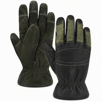 Gants de pompier NFPA 1970-2025 Modèle 6877 en peau de chèvre traitée, dos en Kevlar, barrière anti-humidité en polyuréthane, gants de travail de protection