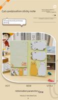 Kit de Bloc de Notas Adhesivas para Niños, Juego de Papelería, Caja de Regalo, Venta Al por Mayor, Personalizable