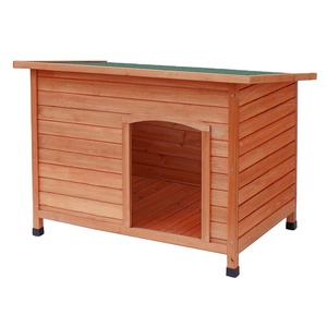 GreenGrow ADH1003 sıcak satış büyük kapalı/açık ahşap hayvan kafesi katı desen nefes Quadrate Pet köpek evi - Product Image 1