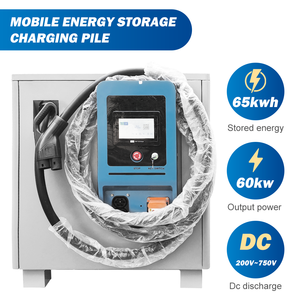 E-mingze 60kw Portable dc <span class=keywords><strong>EV</strong></span> chargeur mobile <span class=keywords><strong>ev</strong></span> station de charge nouvelle énergie voiture charge pile personnaliser Mobile stockage d'énergie - Product Image 2