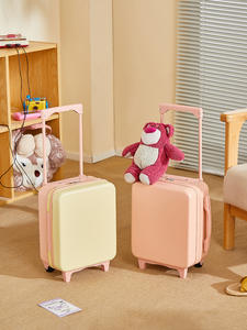 מזוודת ילדים קשיחה 15 אינץ' למכירה חמה של יצרן ציוד מקורי (OEM) עם ידית טרולי רחבה וגלגלי ספינר שקטים - Product Image 2