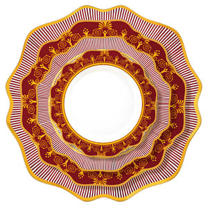 Керамическая Свадебная тарелка из матовой кости - Product Image 1