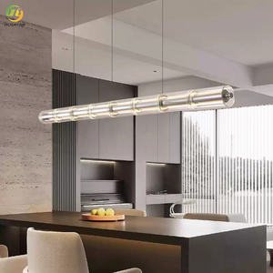 Jylתאורה מסעדה איטלקית נברשת מינימליסטי ארוך עיצוב בר מאסטר חדר שינה מחקר משרד סלון מנורת סלון - Product Image 2