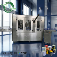 Línea de Enlatado Totalmente Automática Quick ROI 5000 CPH 2 en 1 (Llenadora y Selladora) con Despaletizador para Cervecerías Artesanales