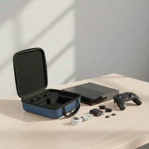 Étui de rangement portable léger bleu multi-matériaux, anti-poussière, étanche, durable, nouveau design, voyage, <span class=keywords><strong>camping</strong></span> - Product Image 2