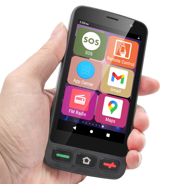 UNIWA M4003 Elderly Care Smartphone 4G Senior Mobile Phone with SOS Emergency Button