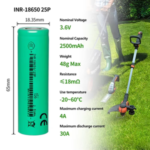 Bateria de Lítio Recarregável Cilíndrica Eve 18650 2500mAh 3.6V 25P Usada para Armazenamento de Energia <span class=keywords><strong>Solar</strong></span> e Eletrônicos de Consumo - Product Image 3