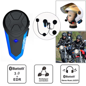 BT-S3 Fodsports 1000M Mic Cứng Mũ Bảo Hiểm Xe Máy Tai Nghe Liên Lạc Nội Bộ Xe Máy Chống Nước - Product Image 6