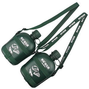 Échantillon gratuit personnalisé en plastique transparent pliable conteneur d'eau sac pliant randonnée hydratation cantine sport de plein air équitation - Product Image 3