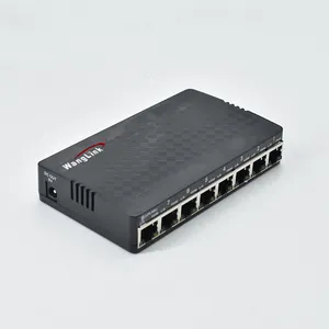 Wanglink Plastic Ethernet Switch 10/100M Passieve Rpoe Swith 8 Poort Met Vlan