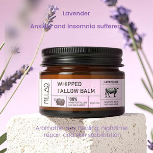 OEM ODM Natürlicher Bio-Rindertalg aus Weidehaltung Hautpflege Feuchtigkeitsspendender Aufgeschlagener Gesichtsbalsam Halal Honig-Talg-Balsam - Product Image 1