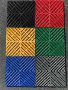 Professional Modular <b>Plastic</b> Garage <b>Flooring</b> With Anti Slip Drain Grids for Car Service Centers - Product Image 5