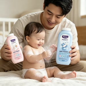 Momeasy Hygepure Talco Naturale <span class=keywords><strong>per</strong></span> <span class=keywords><strong>Neonati</strong></span> a Base di Amido di Mais con Camomilla, Avena e Foglie di Pesco, <span class=keywords><strong>Polvere</strong></span> Lenitiva <span class=keywords><strong>per</strong></span> <span class=keywords><strong>Neonati</strong></span> - Product Image 6