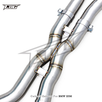 Tuyaux d'échappement Catback en acier inoxydable Boska pour BMW X5M/X6M F85/F86 4.4TT 2015-2019, silencieux avec système de soupape, système d'échappement