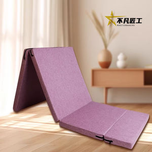 <span class=keywords><strong>Matelas</strong></span> en mousse pliable multifonctionnel à 4 sections, tapis de fitness, éponge amovible et lavable, <span class=keywords><strong>matelas</strong></span> pliable pour le bureau, le camping - Product Image 5