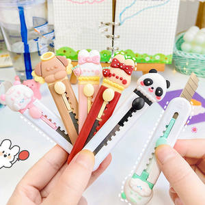 Petits couteaux rétractables en plastique, couteau utilitaire, coupe-boîte en stock - Product Image 5