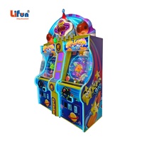 Machine d'arcade personnalisée LIFUN Meteor Ball avec système de récompense par tickets, thème ciel étoilé, jeu compétitif pour deux joueurs