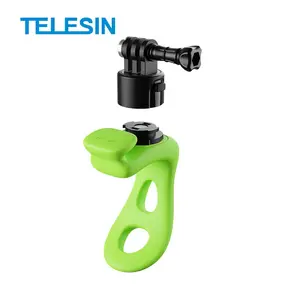 Telesin Nieuwe Siliconenrubber Elastische Accessoires Snelsluiting 360 Roterende Mount Voor Go Pro/Insta360/Dji Camera 'S